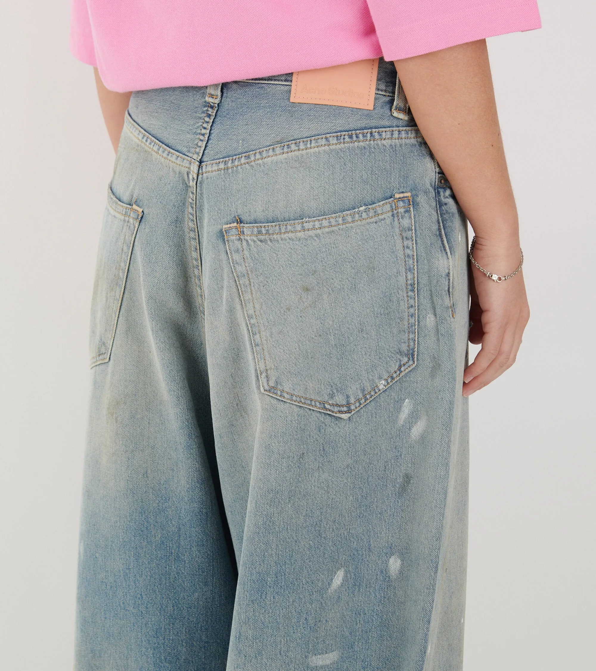 2023F Super Baggy Fit Jeans Light Blue