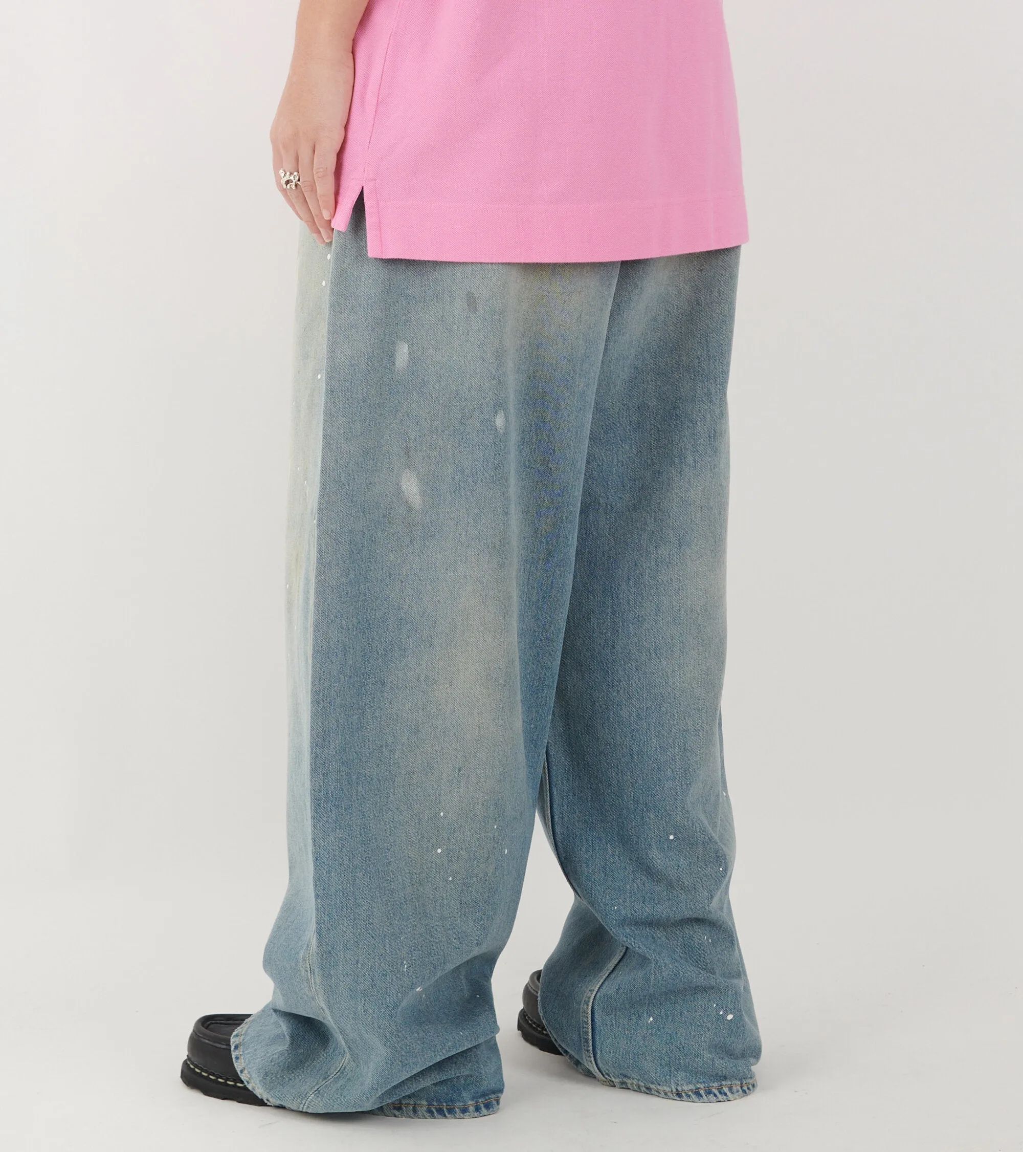 2023F Super Baggy Fit Jeans Light Blue