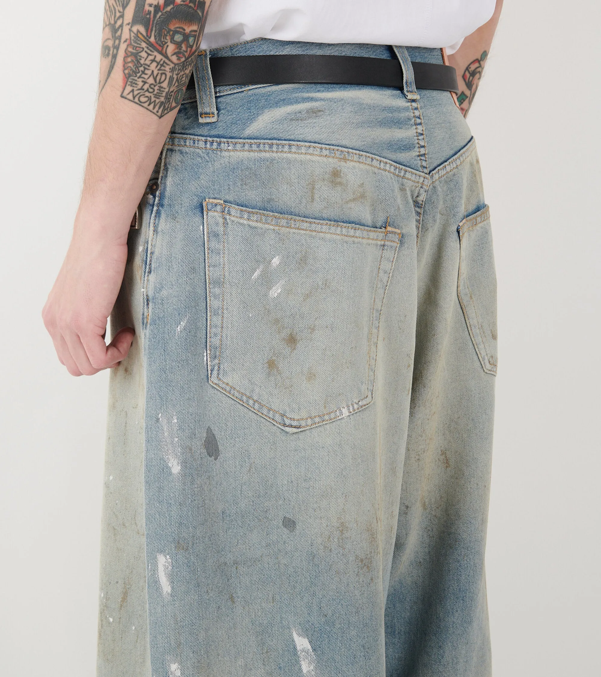 2023M Super Baggy Fit Jeans Light Blue