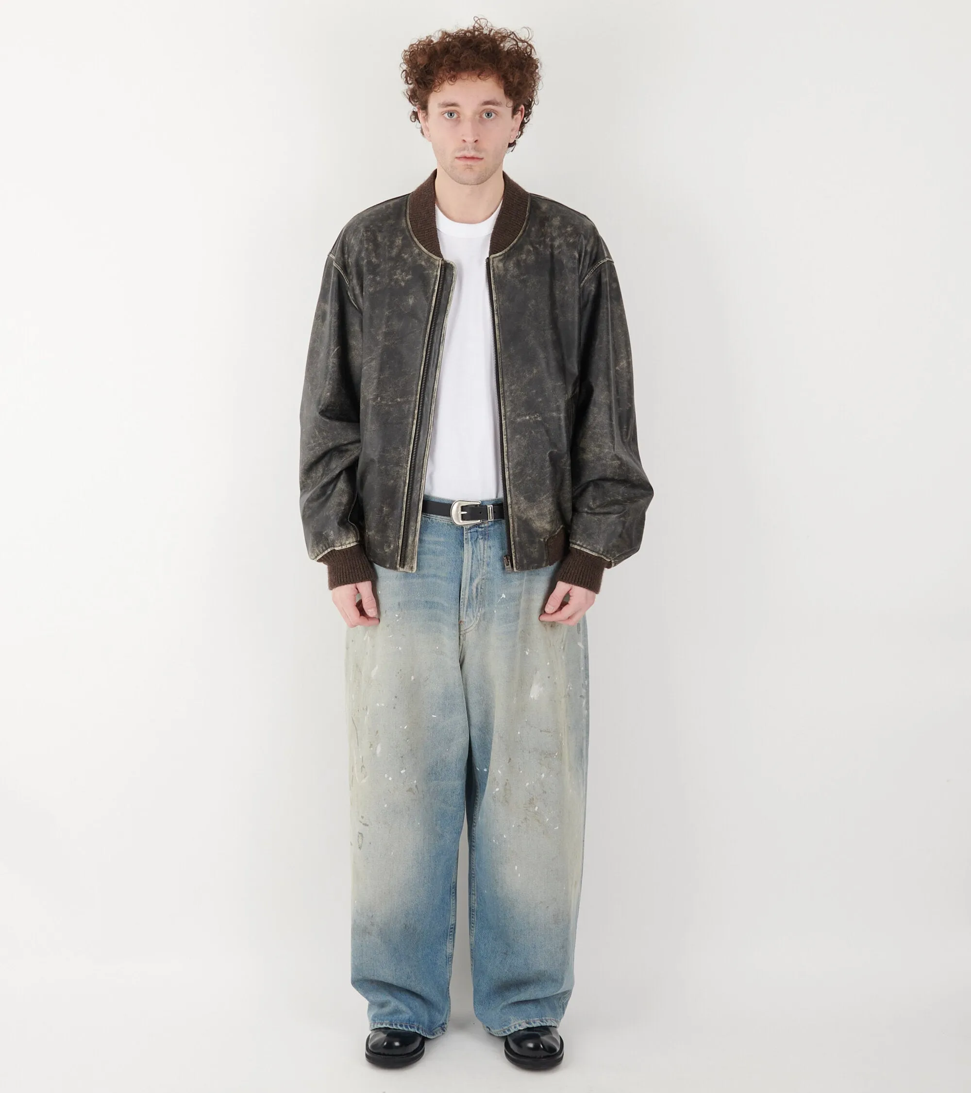 2023M Super Baggy Fit Jeans Light Blue
