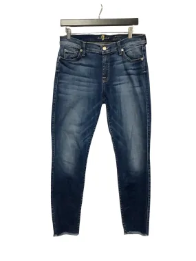 7 For All Mankind Pant Jeans Mid Rise Straight Leg Size: M, 29, 8