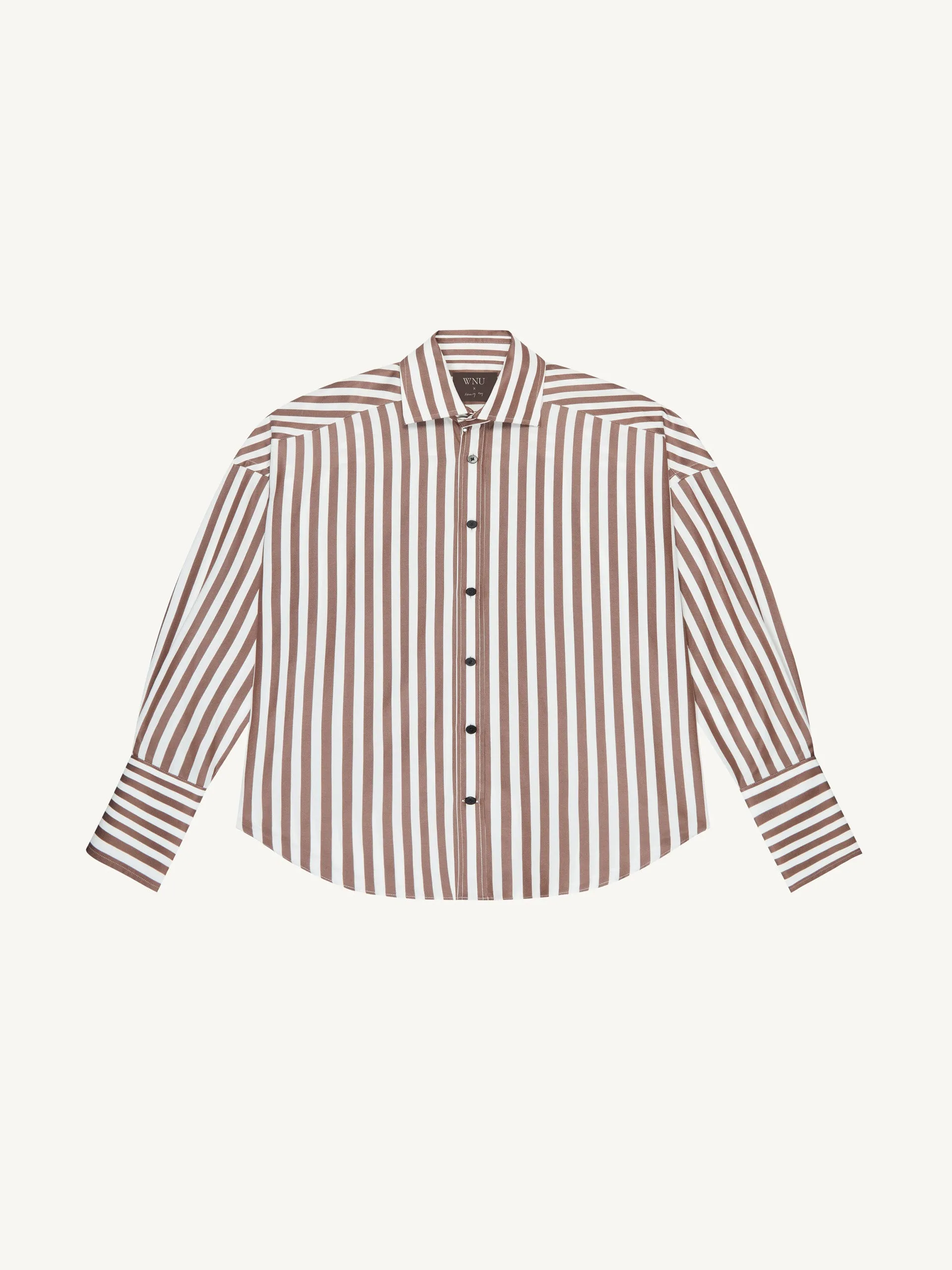 Alexander: Tencel, Chocolate Stripe x Felicity Kay