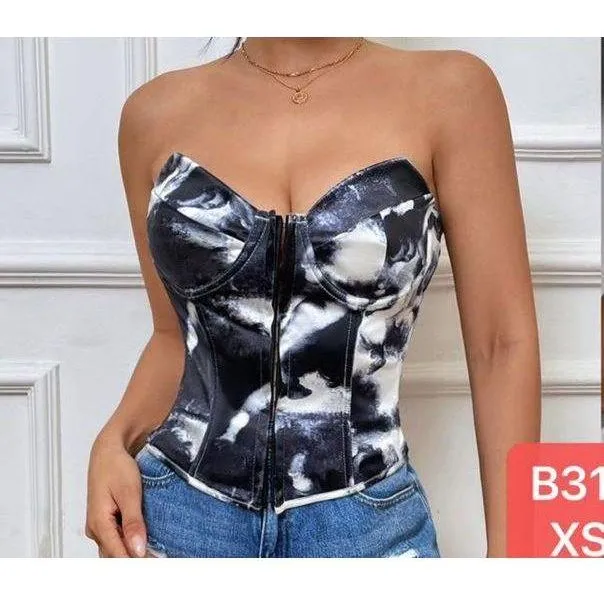 Asymmetrical Hem Crop Tops