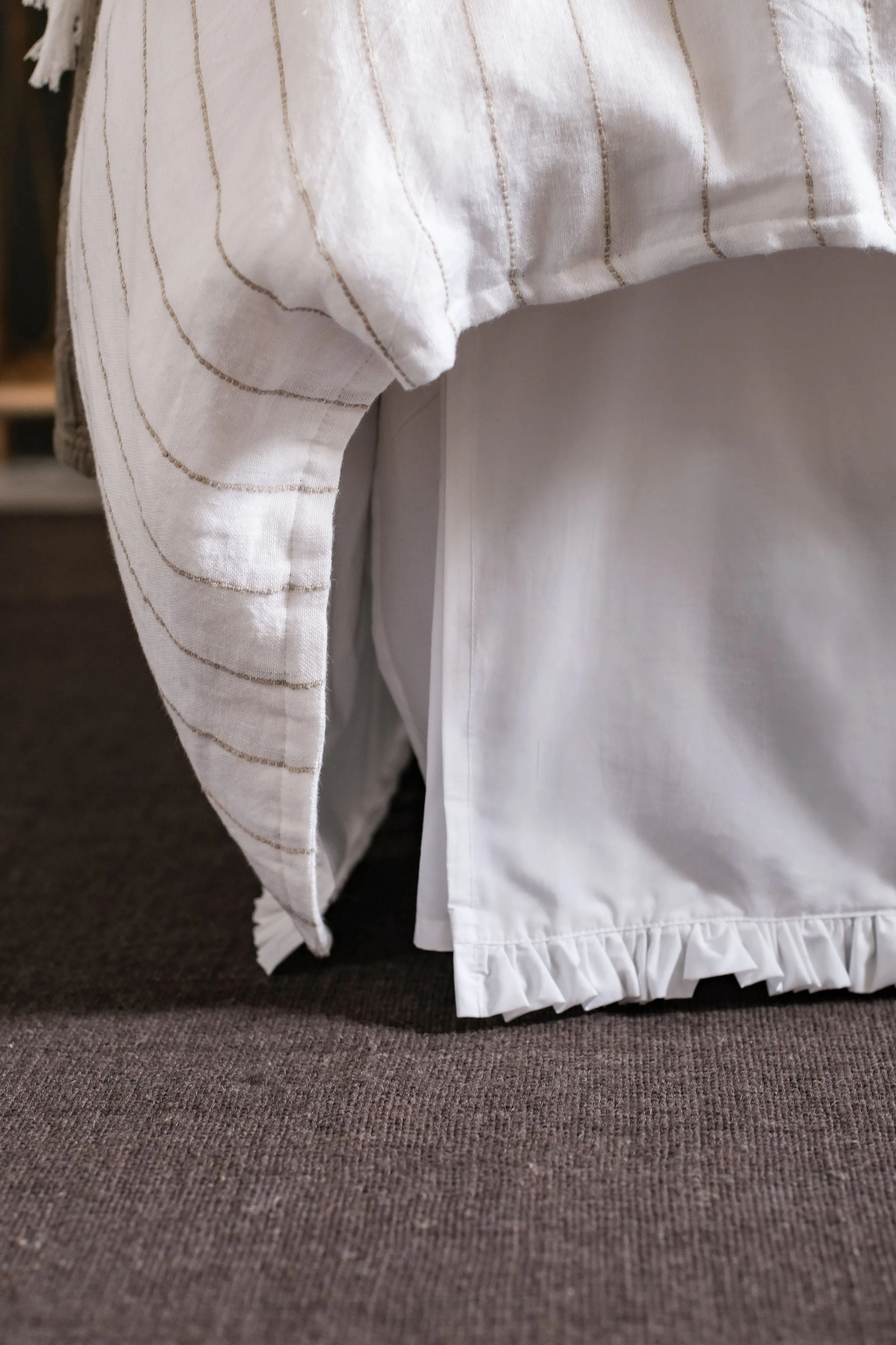 Audrey Cotton Percale Bedskirt