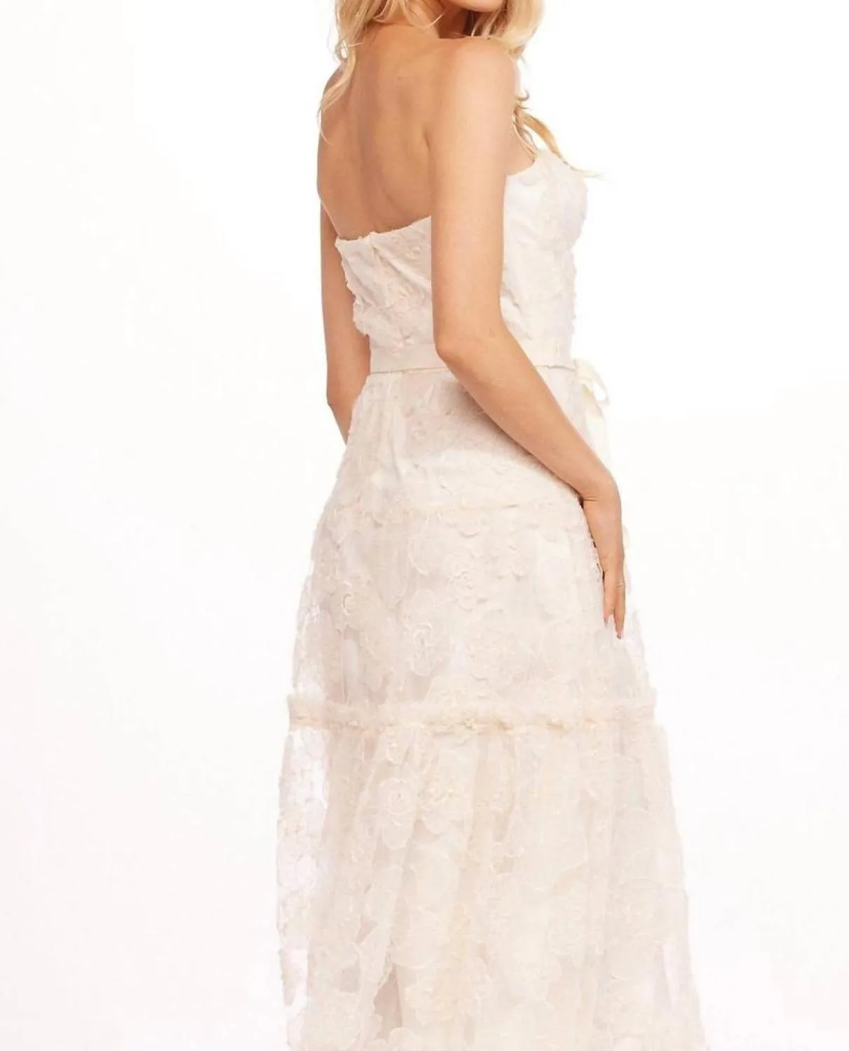 Bertina Dress In Carmel Cream
