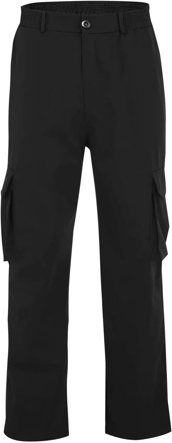 Camo Cargo Pants for Men Loose Fit Casual Lightweight Straight Cargo Sweatpants with Pockets Outdoor Hiking Joggers