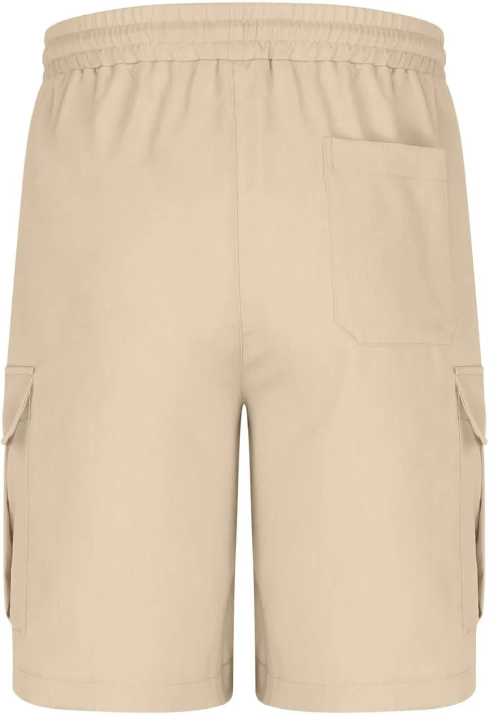 Cargo Shorts for Men Big Tall Elastic Waist Wrangler Long Cargo Shorts Casual Summer Cotton Work Hiking Short Pants