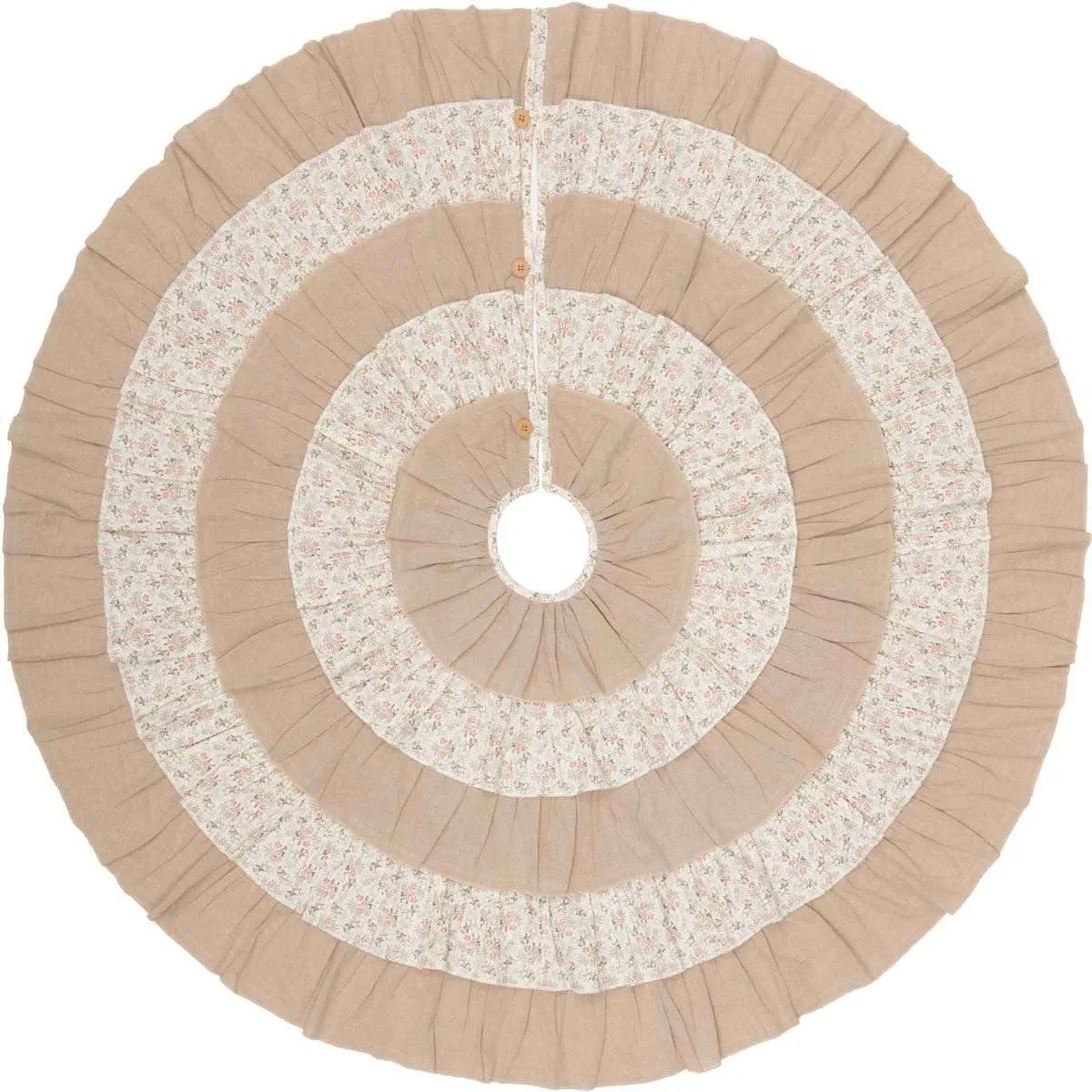 Carol Christmas Tree Skirt 55 VHC Brands