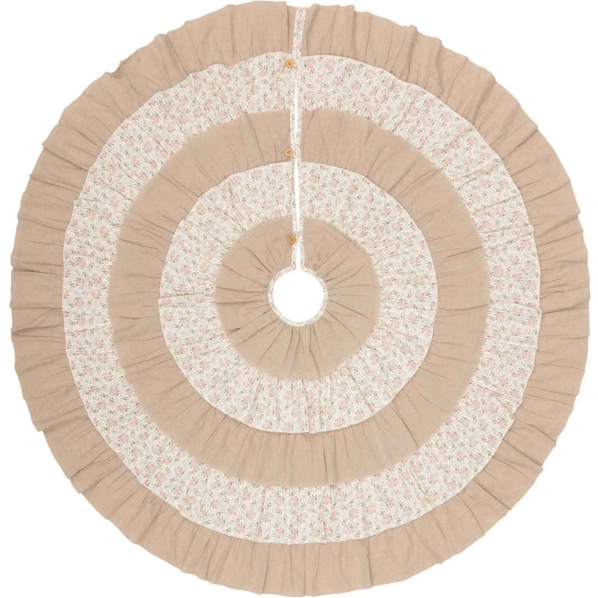 Carol Christmas Tree Skirt 60 VHC Brands