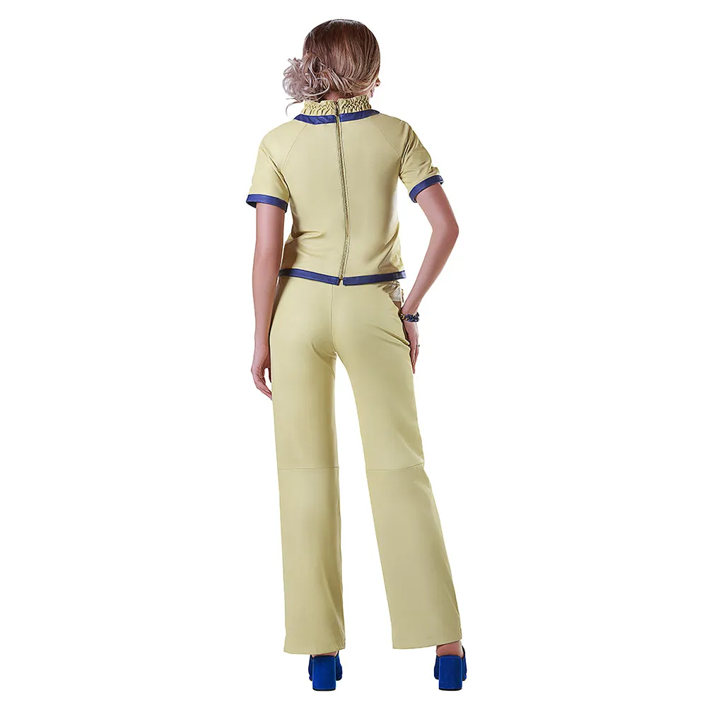 Criss-Cross Reindeer Leather Blouse -  Limited Edition