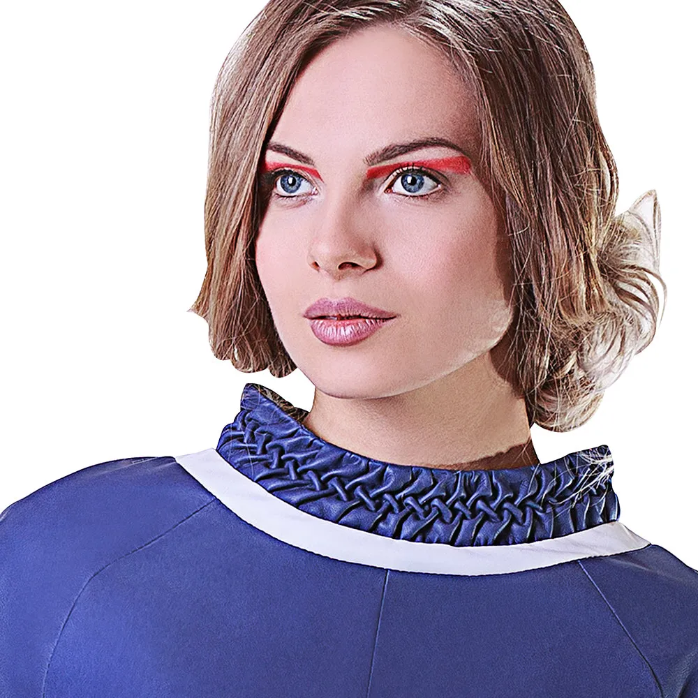 Criss-Cross Reindeer Leather Blouse -  Limited Edition