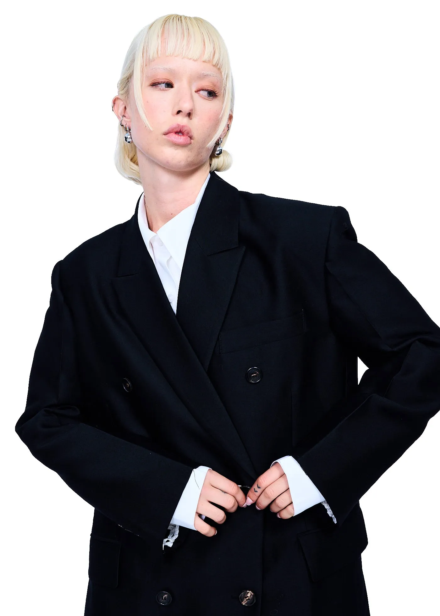 EENK Yenny Oversized Double-Breasted Jacket