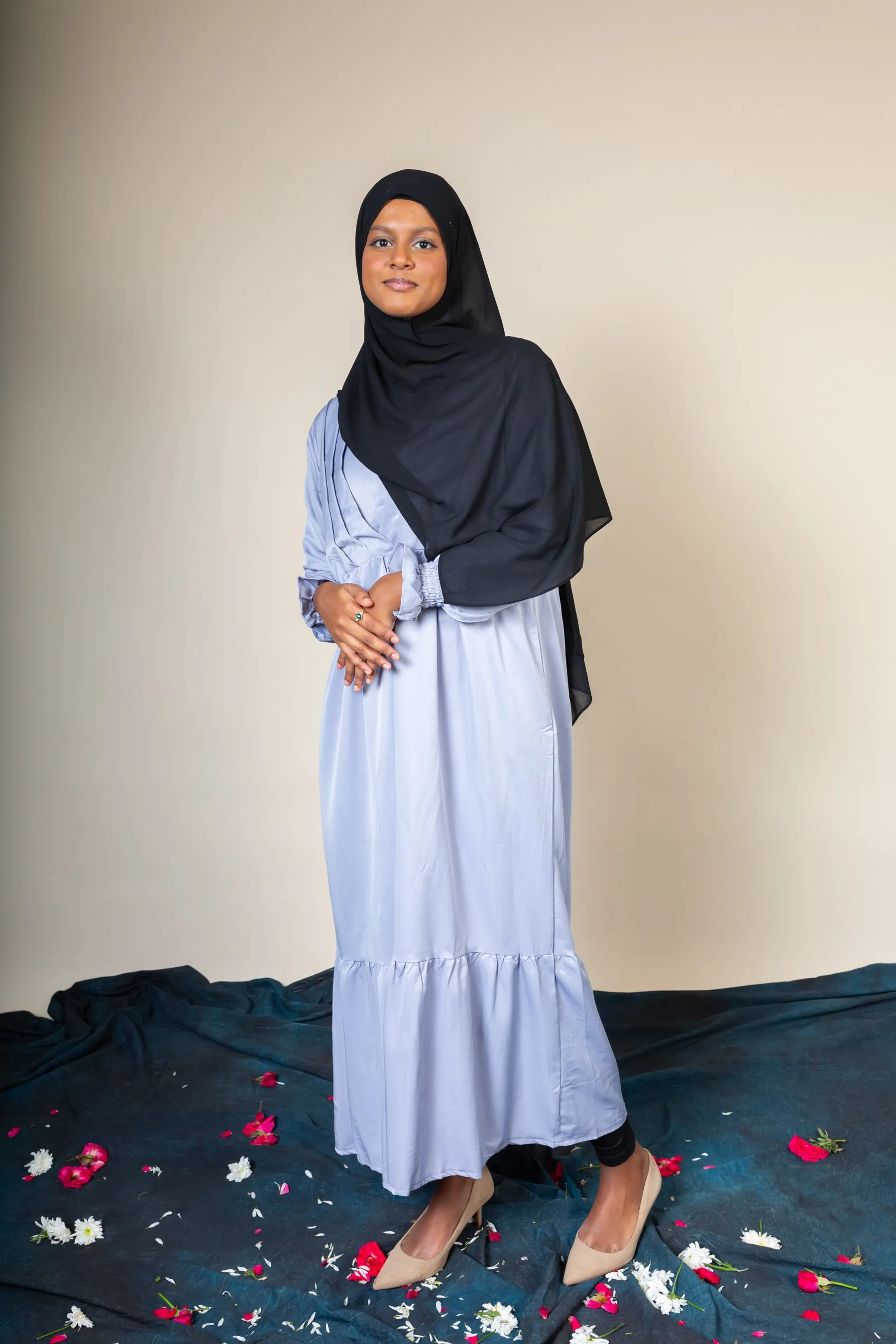 ELMIRA MAXI DRESS - SKY
