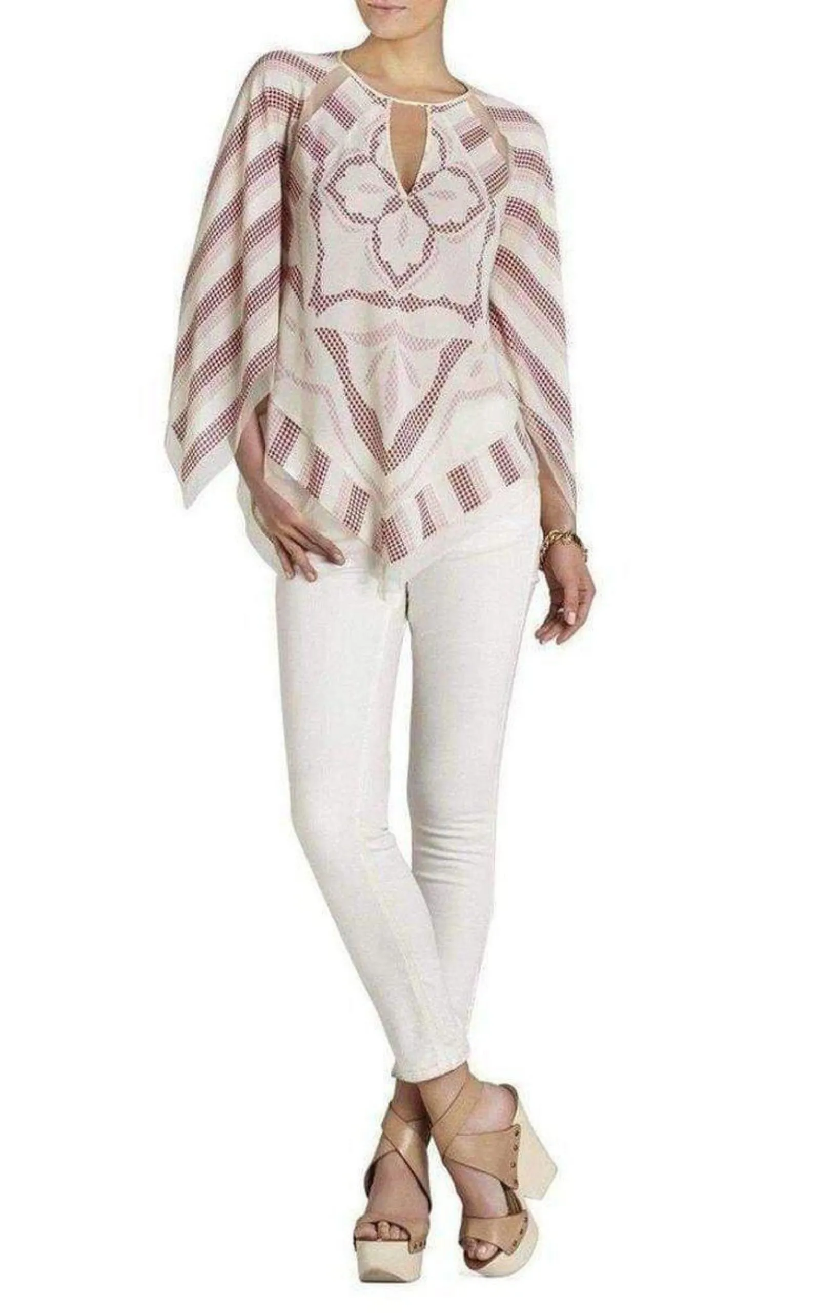 Elyza Print Block Top