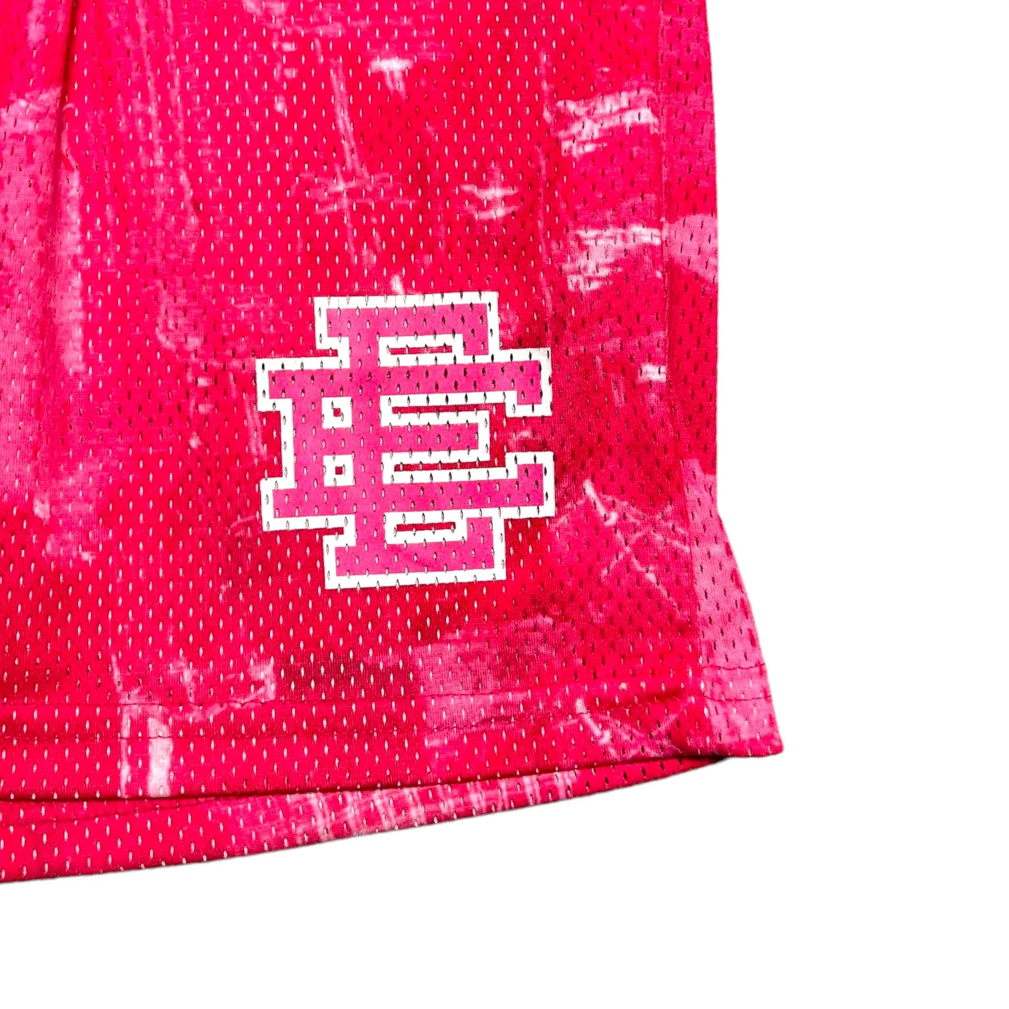 Eric Emanuel EE Basic Short Pink Boro Patchwork Pre-Owned