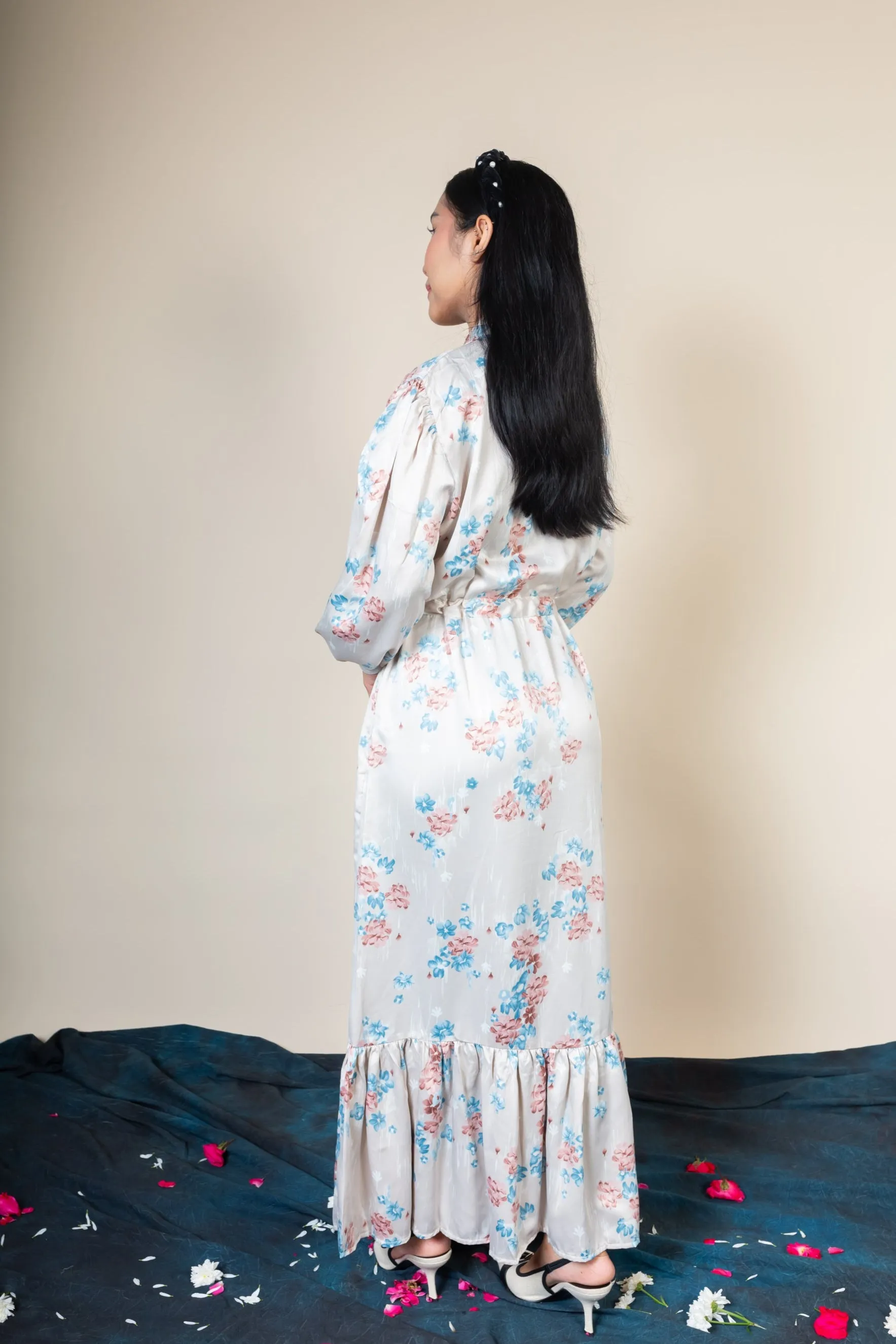 FAYE MAXI DRESS - CLOUD