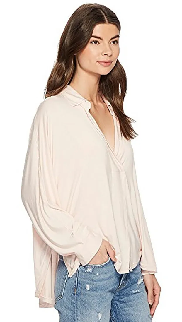 Free People Can't Fool Me Tee Peach
