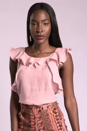 Greta Ruffled Top
