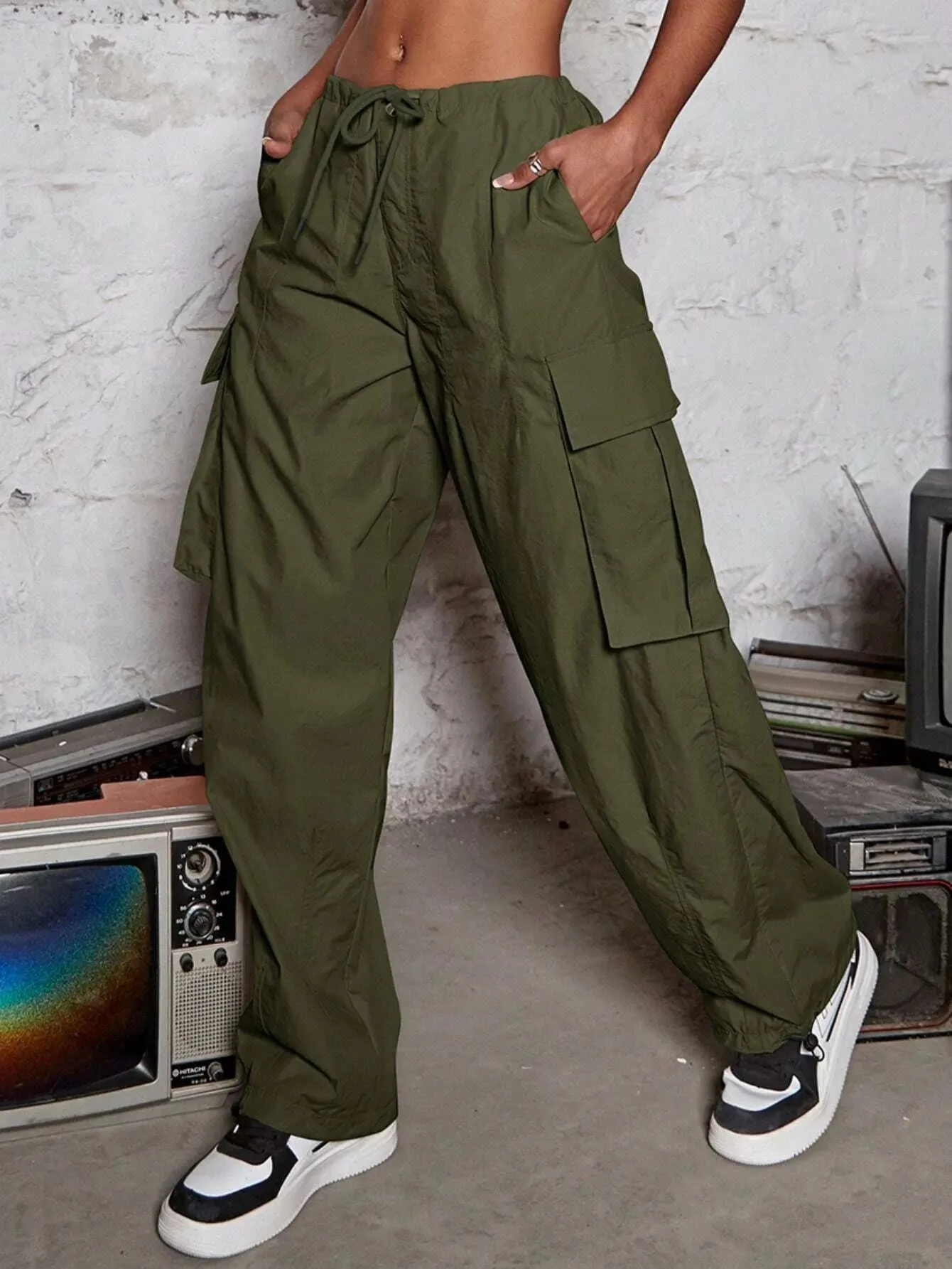 Journey Ready Drawstring Cargo Trousers