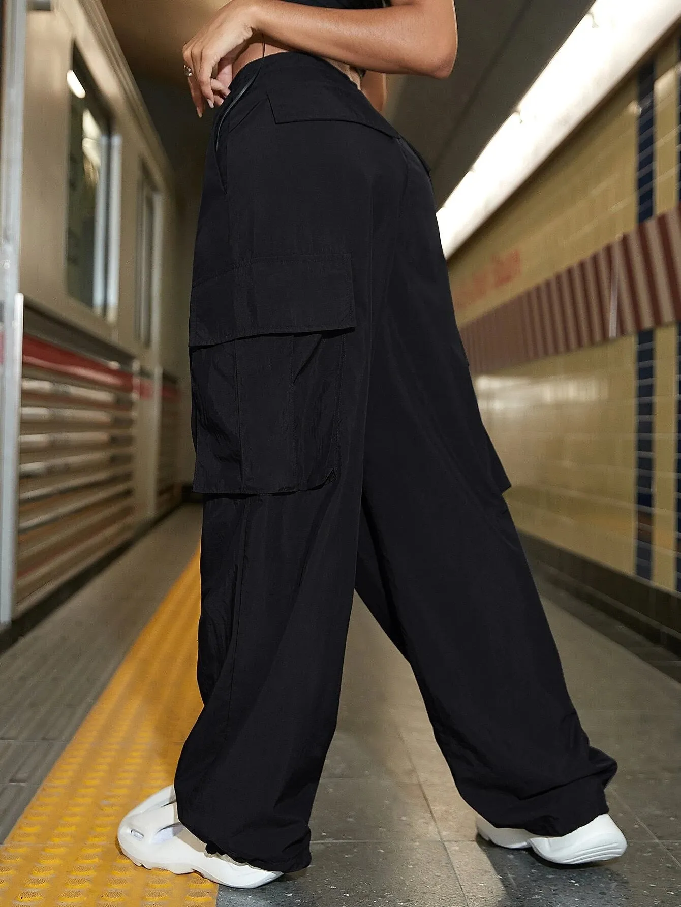 Journey Ready Drawstring Cargo Trousers