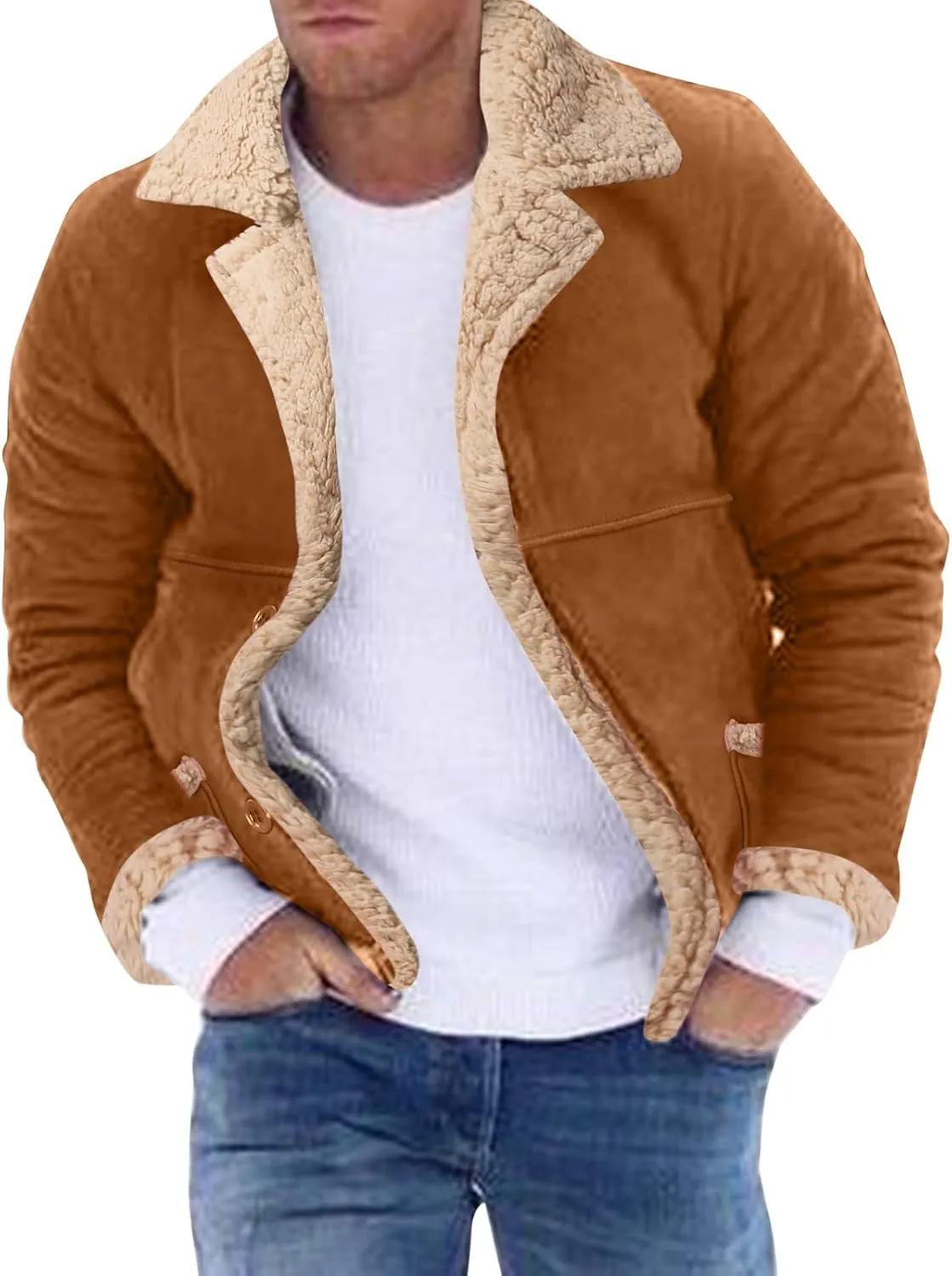 LCMTWX Mens Jackets Color Men's Cloak Coat Sweatshirts Windbreaker Shawl Cape Woolen Men's Men's Winter Jacket Windproof