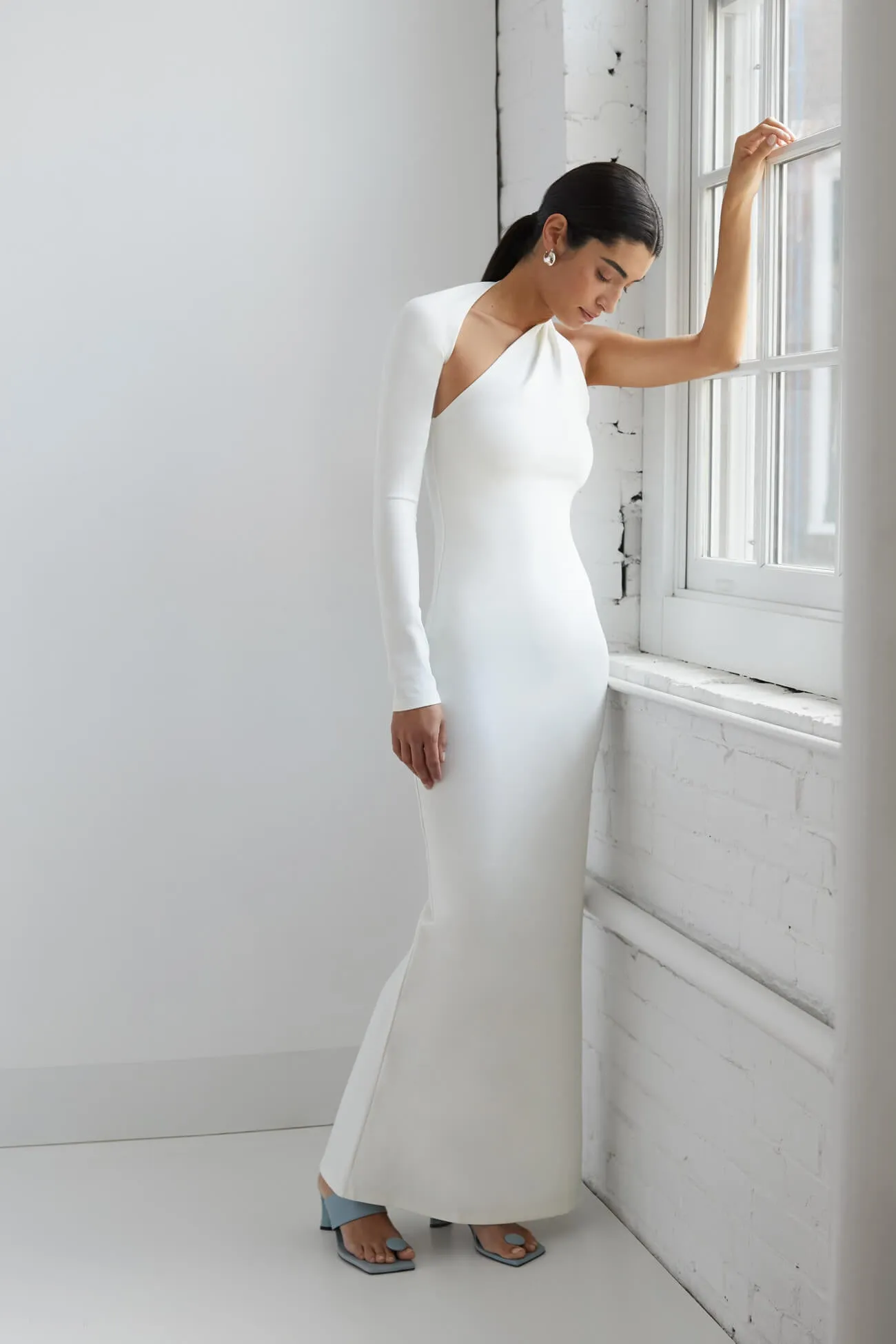 Manhattan One Shoulder Gown