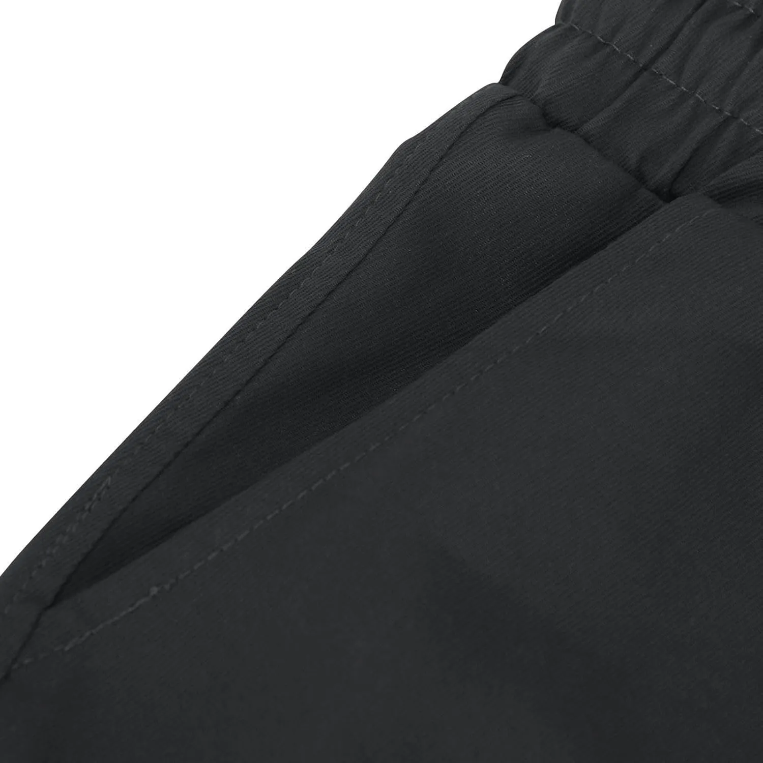 Mens Cargo Pants Elastic Waist Drawstring Slim Fit Skinny Joggers for Men Lightweight Hiking Pants with Multi Pockets