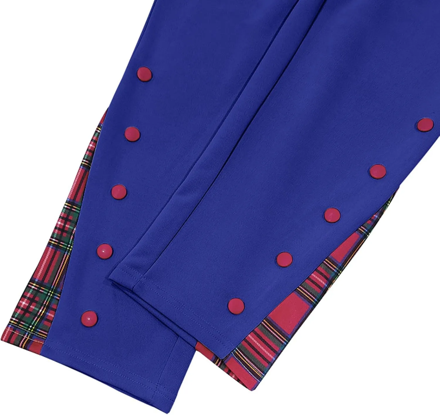Mens Plaid Patchwork Pants Casual Drawstring Elastic Waist Trouser 2025 Fashion Loose Fit Athletic Pant with Pockets