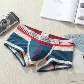 Multicolor Patchwork Style Men Boxer