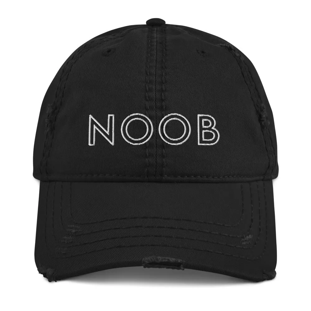 Noob | Distressed Dad Hat