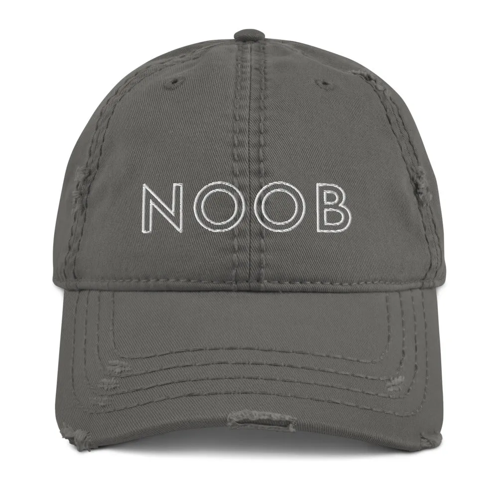 Noob | Distressed Dad Hat