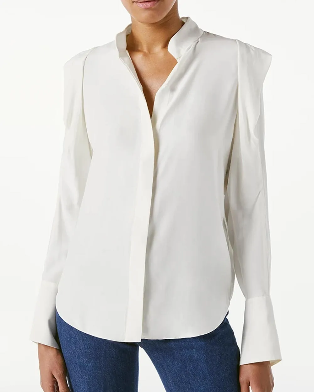 Off White Long Sleeve Bella Blouse