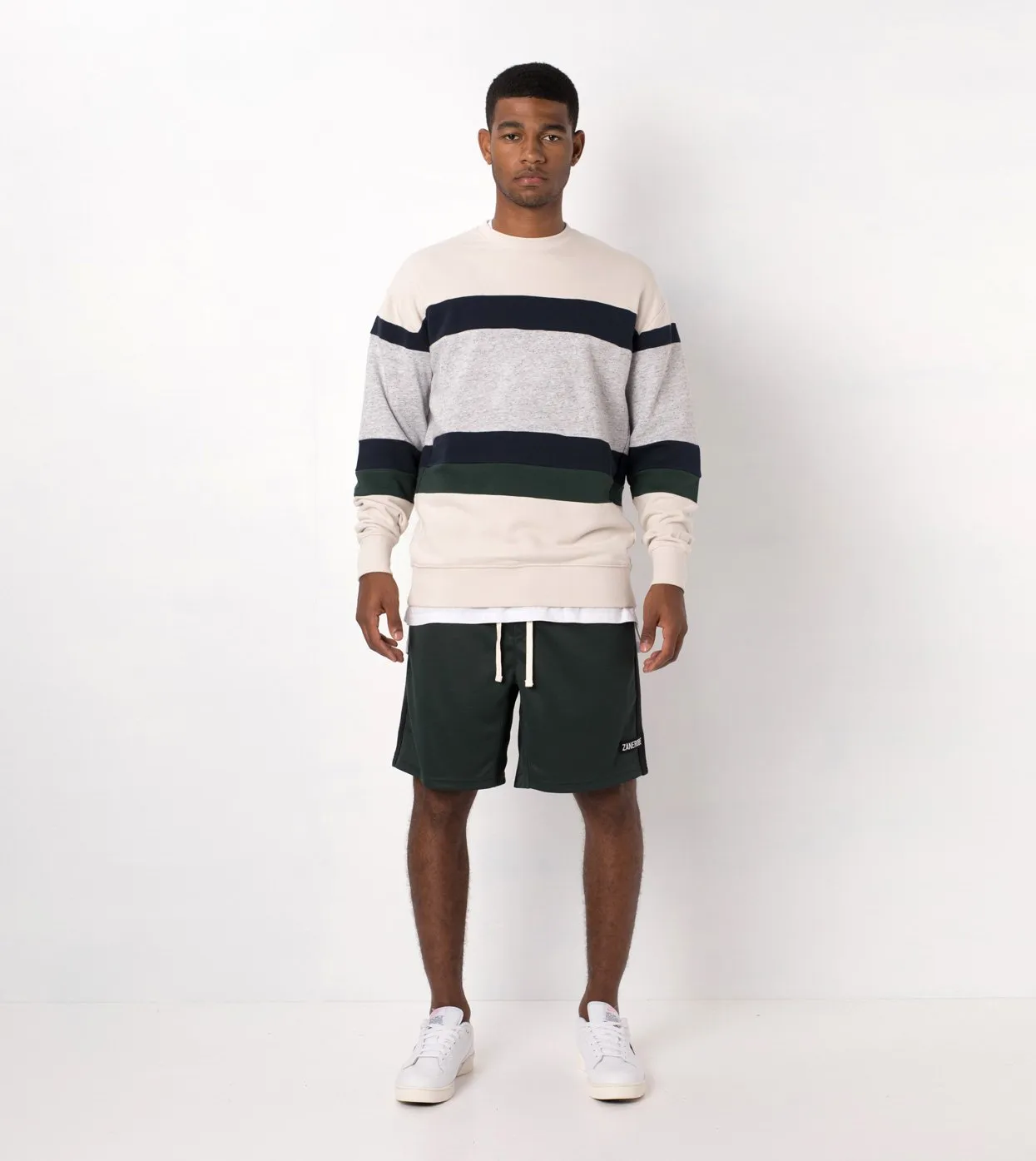 Panel Rugger Crew Sweat Shell