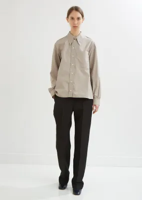 Pointed Collar Shirt