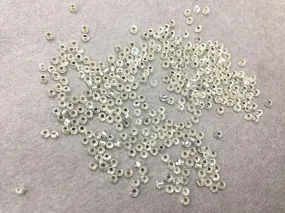 Premium White Silverline Round Rocaille Glass Seed Beads (Wholesale)