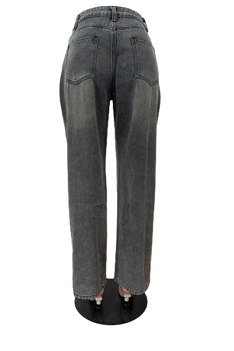 PS3505 Straight Leg Denim Jeans Pant