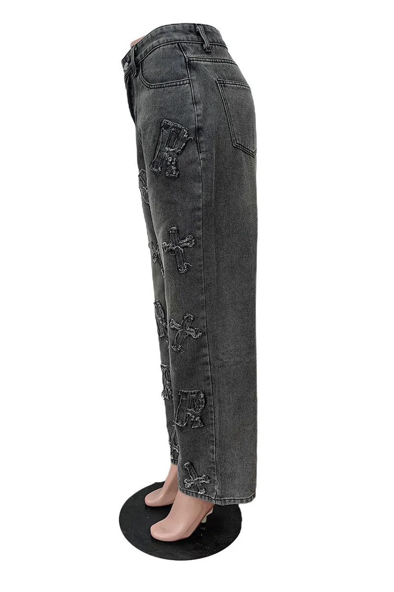PS3505 Straight Leg Denim Jeans Pant
