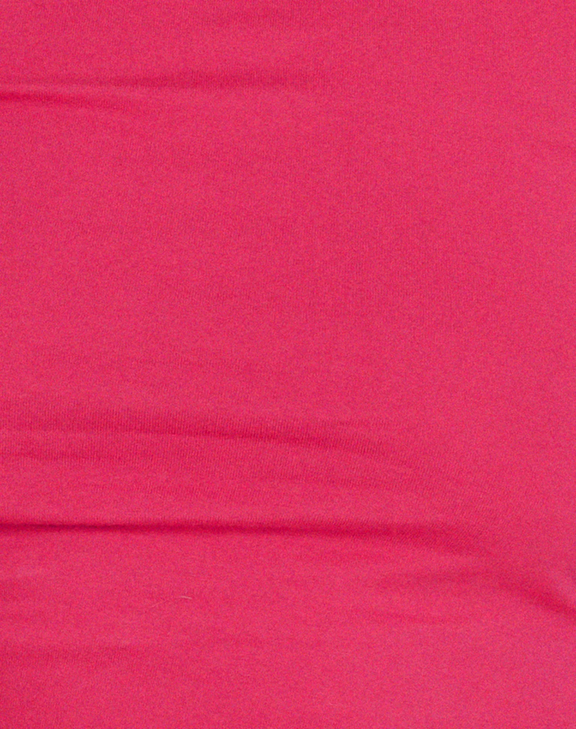 Roonhi High Neck One Sleeve Top in Fuchsia Pink