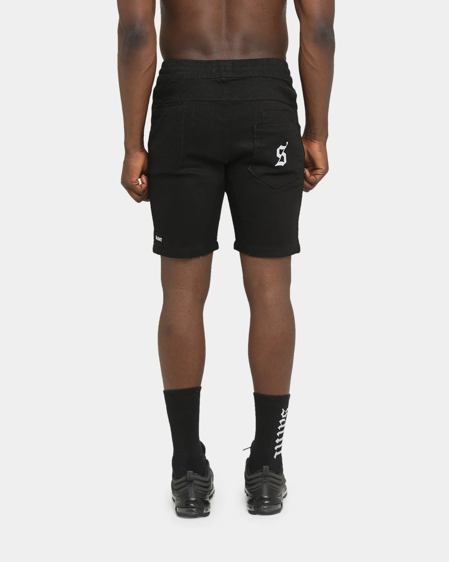 Saint Morta Patchwork Shorts Black