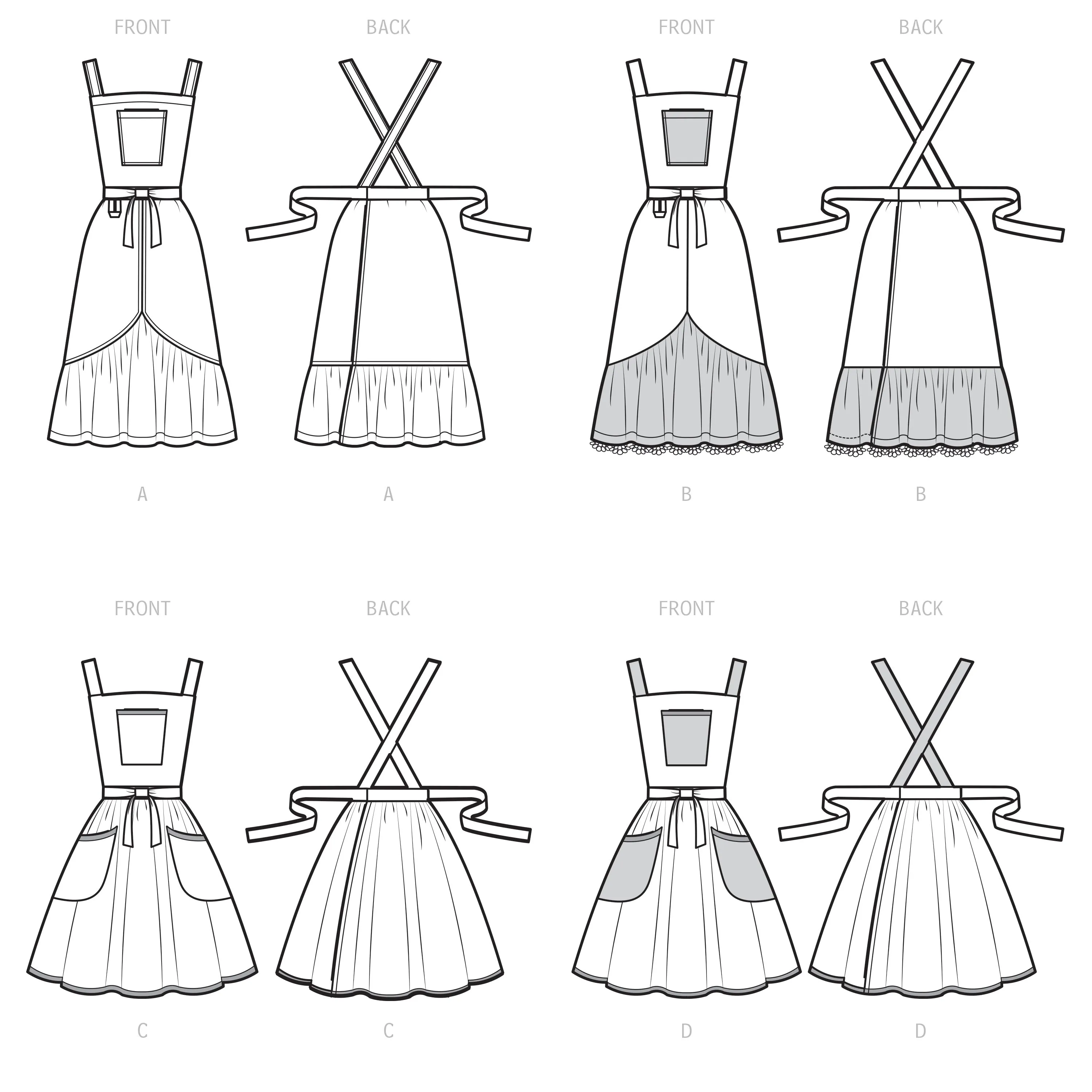 Simplicity Sewing Pattern 9435 Misses' Aprons