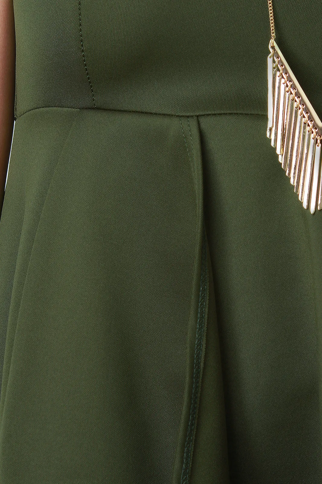 Sleeveless Asymmetrical Peplum Top