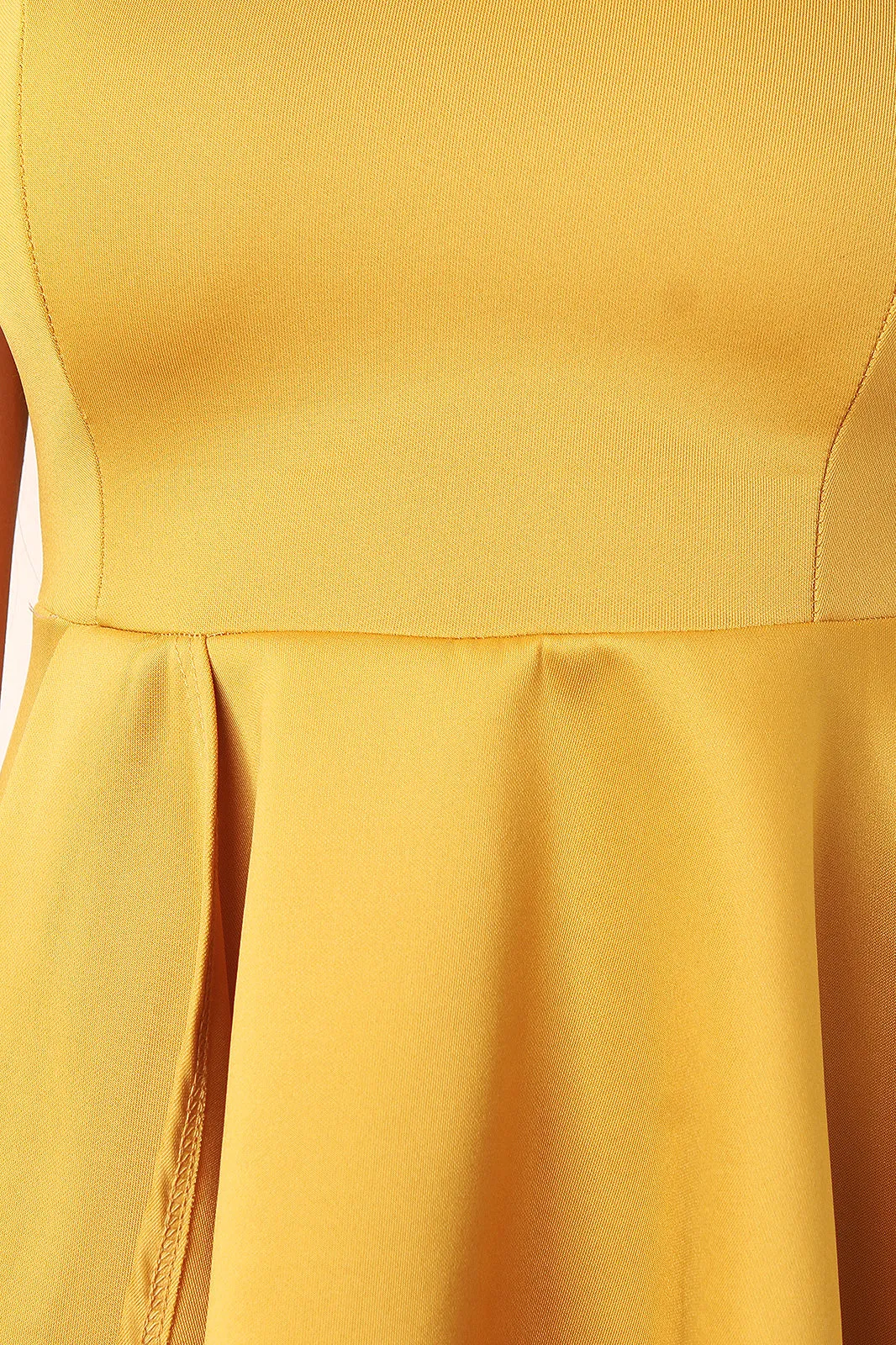 Sleeveless Asymmetrical Peplum Top
