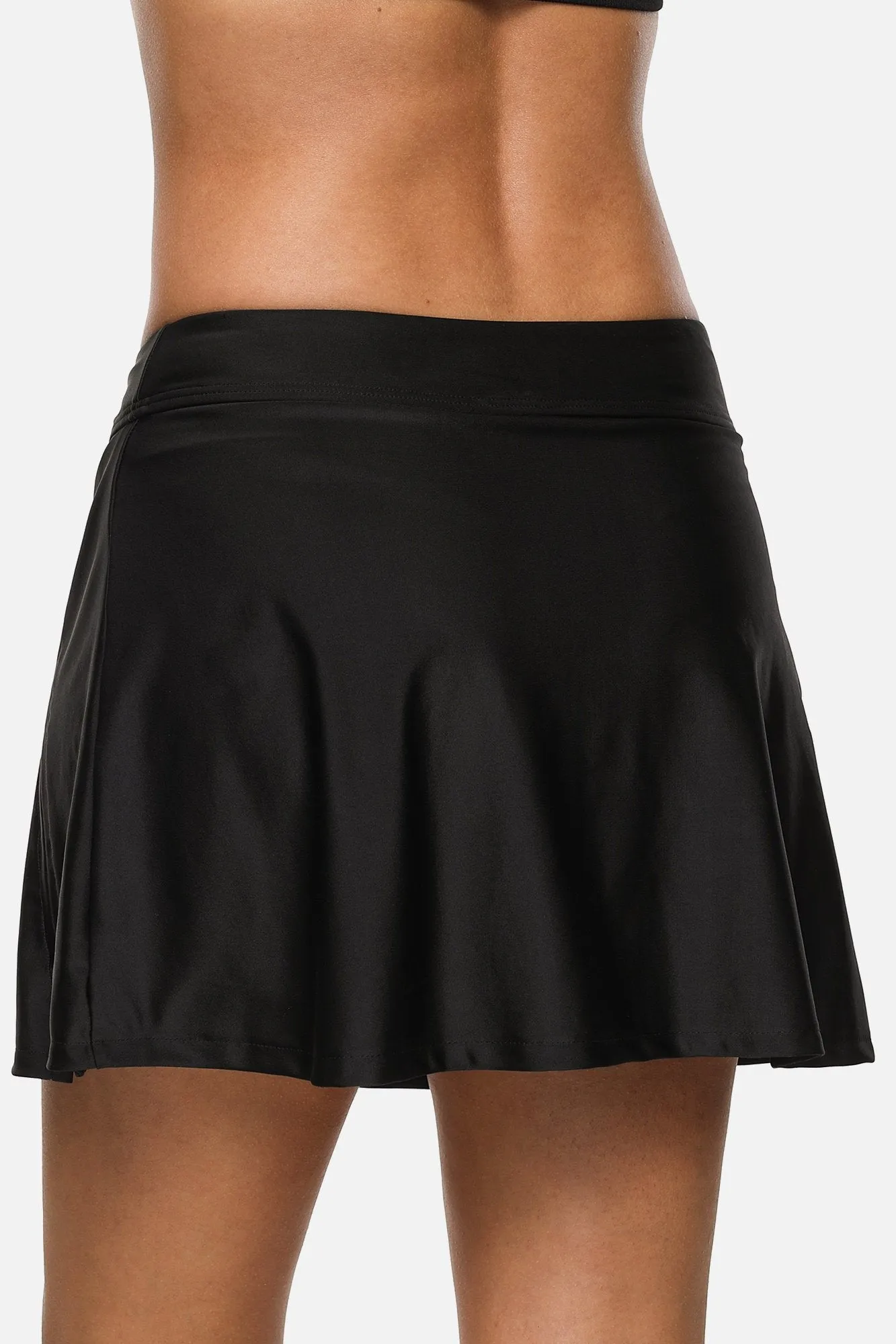 Solid Ruffled Quick Dry Swim Skirts