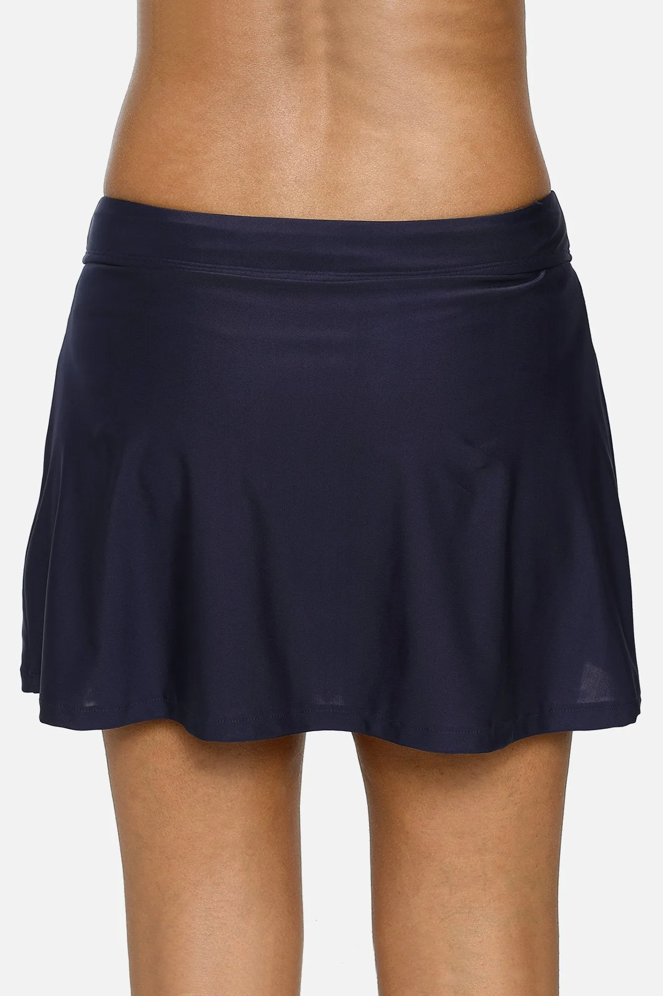 Solid Ruffled Quick Dry Swim Skirts