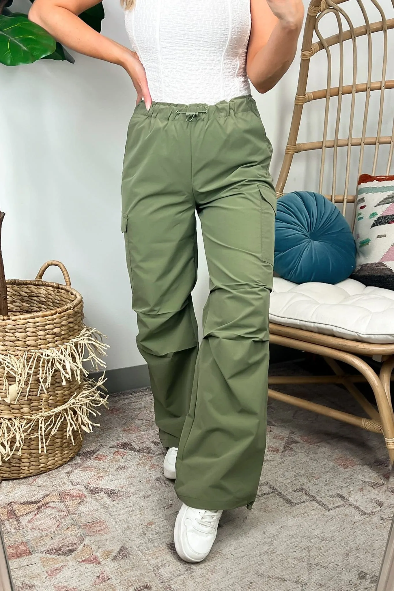 Soraie Cargo Parachute Pants - FINAL SALE