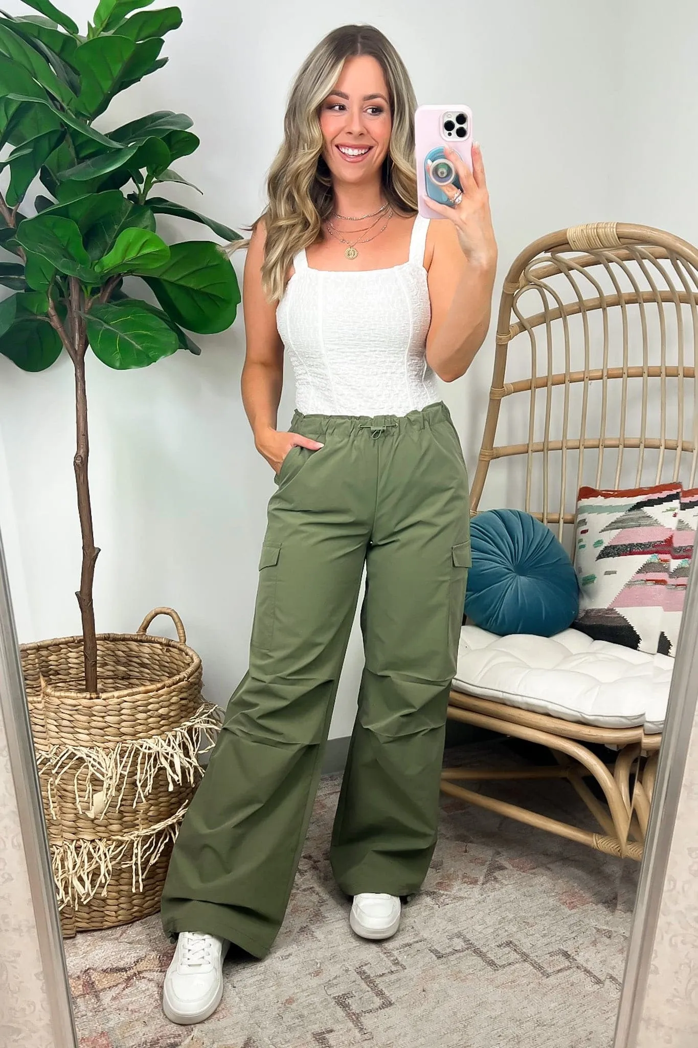 Soraie Cargo Parachute Pants - FINAL SALE