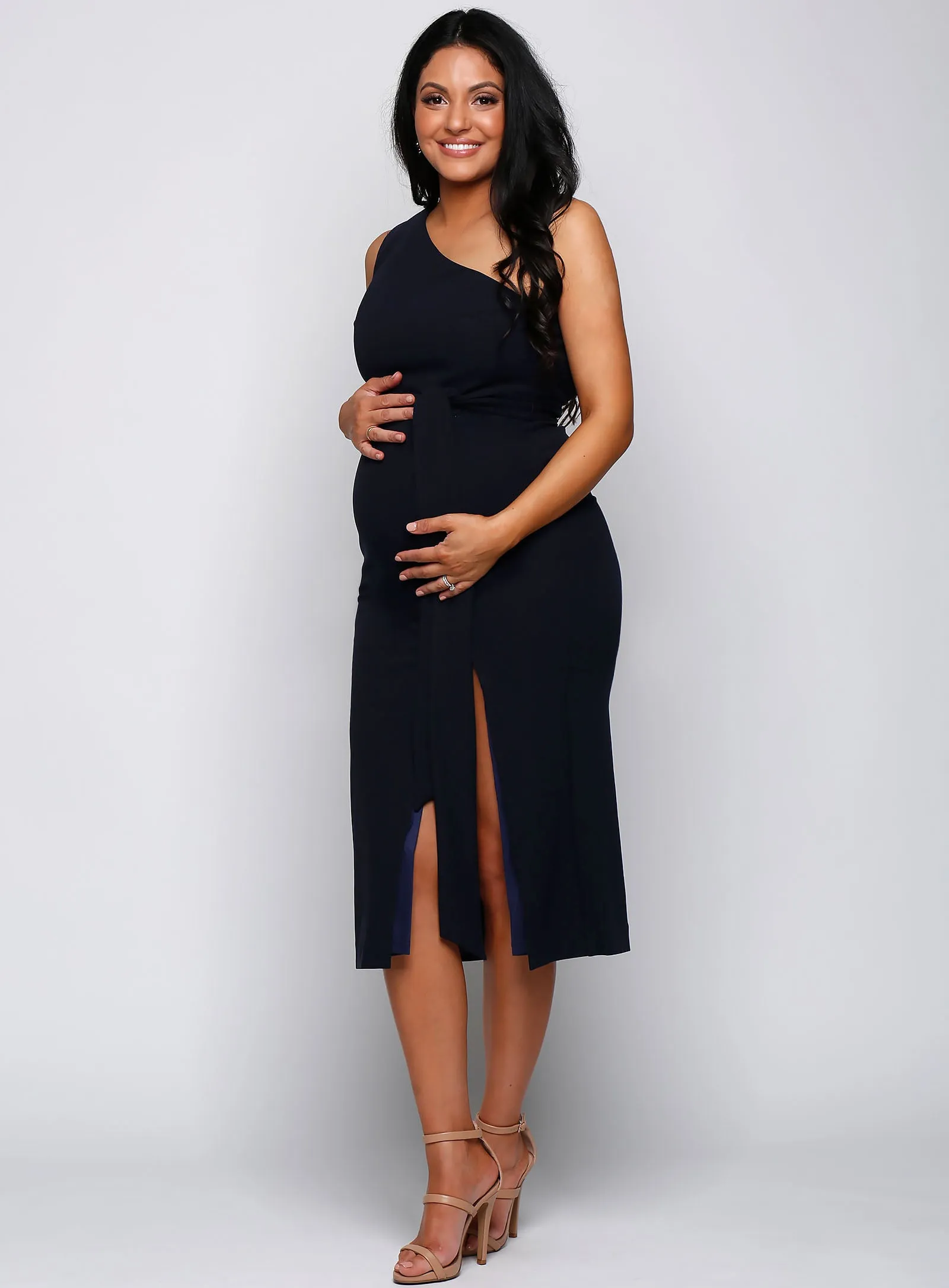 Topia One Shoulder Midi
