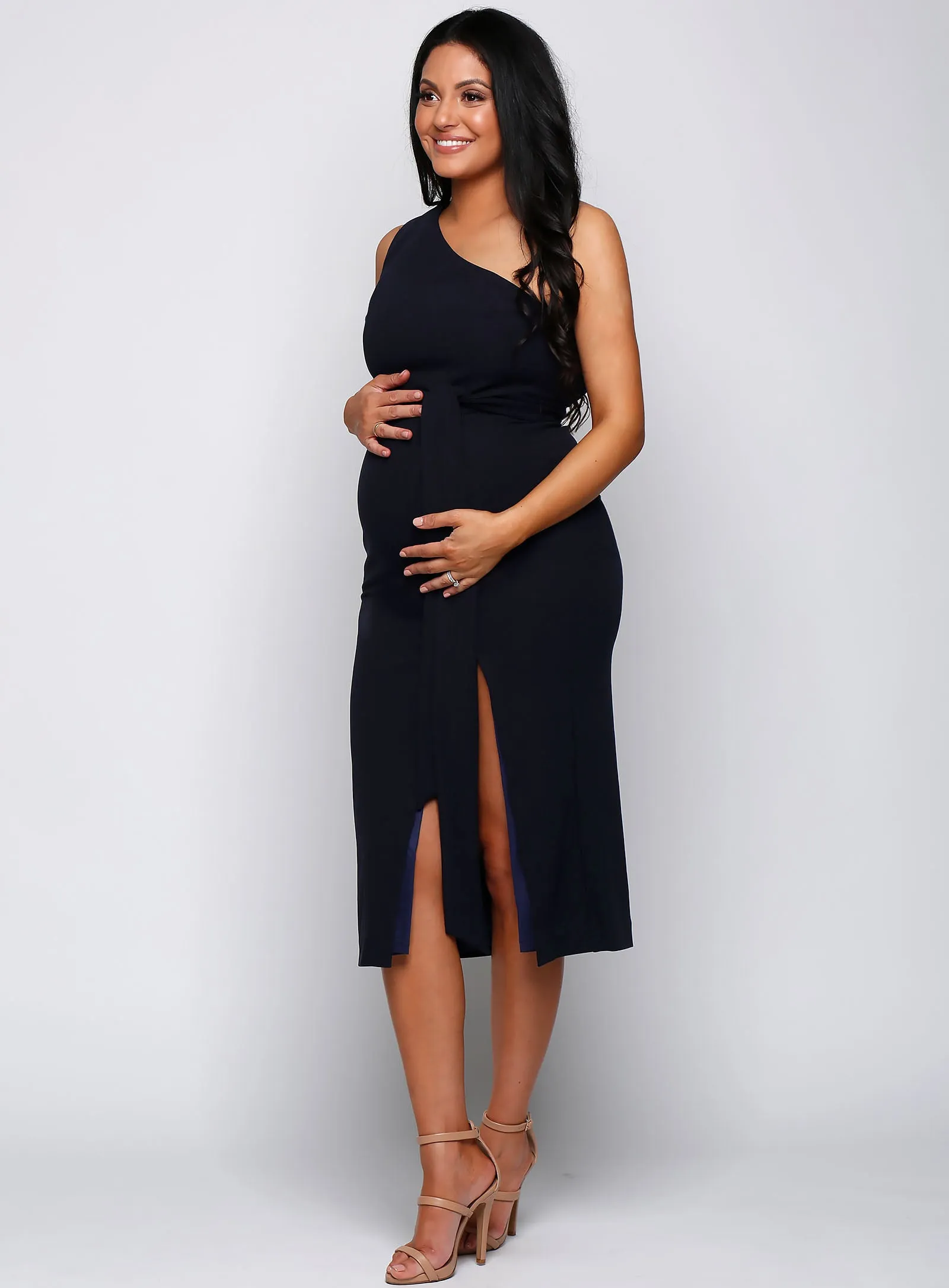 Topia One Shoulder Midi