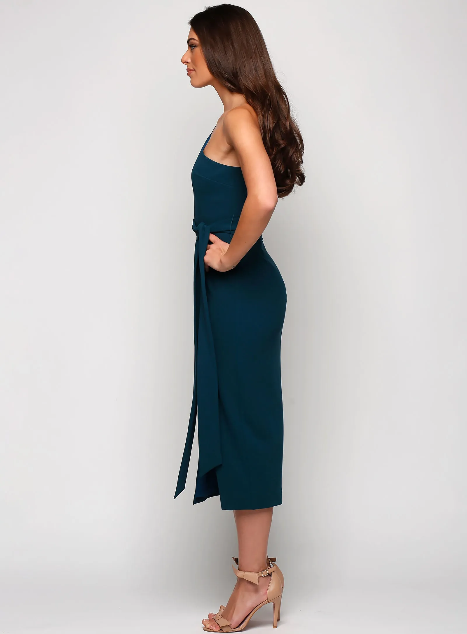 Topia One Shoulder Midi