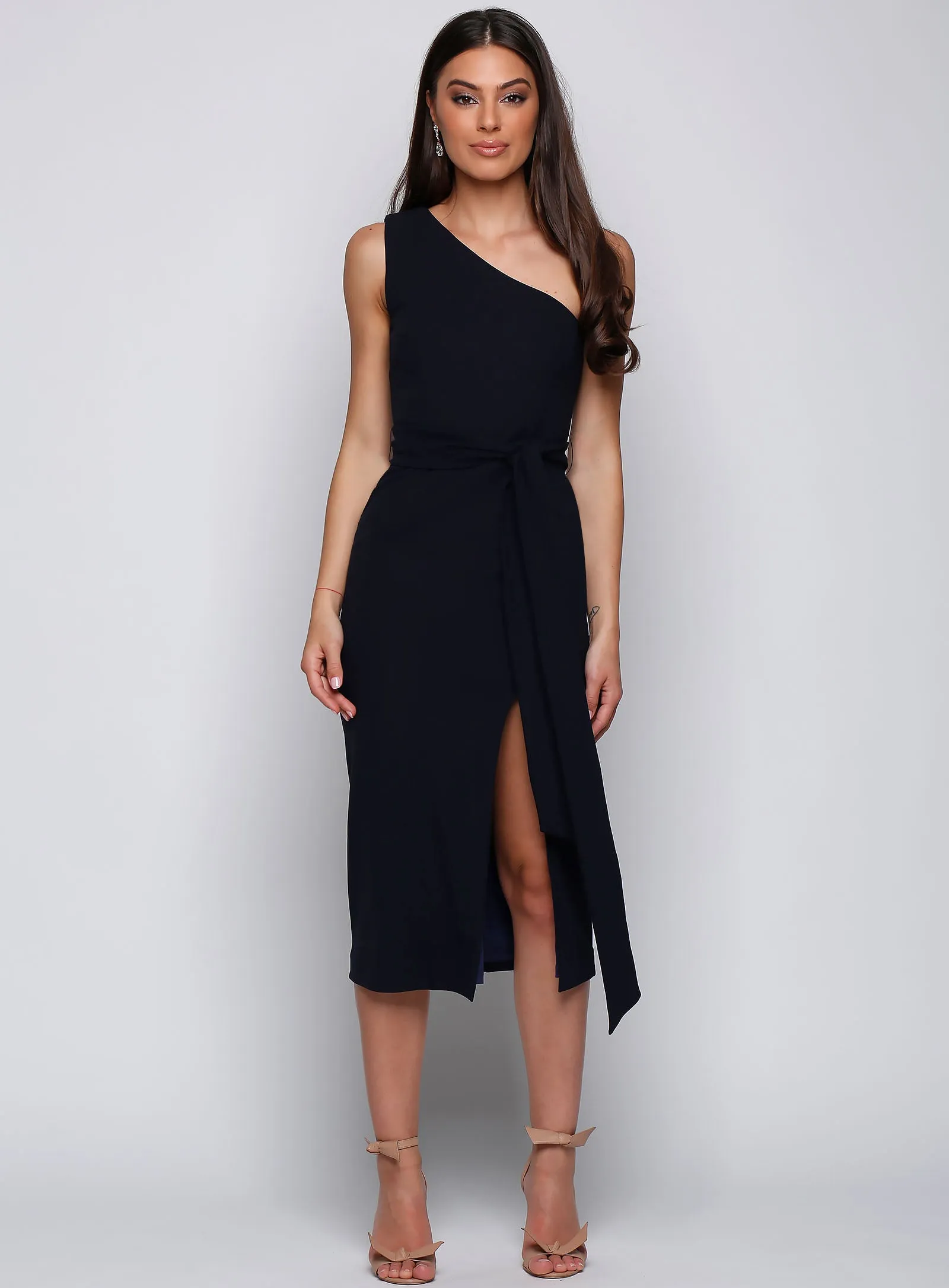 Topia One Shoulder Midi